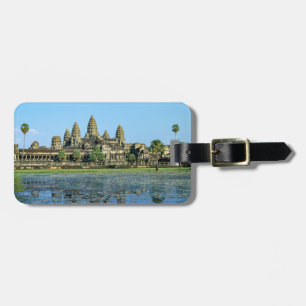 Angkor Wat und Reflexion im See - Kambodscha Gepäckanhänger