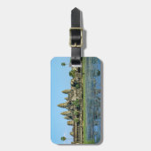 Angkor Wat und Reflexion im See - Kambodscha Gepäckanhänger (Vorderseite vertikal)