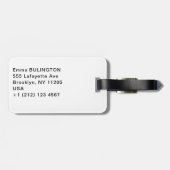 Angkor Wat und Reflexion im See - Kambodscha Gepäckanhänger (Rückseite horizontal)