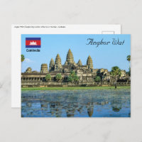 Angkor Wat und Reflexion im See - Kambodscha