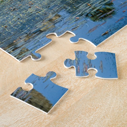 Angkor Wat und Reflexion im See - Kambodscha Puzzle (Seite)