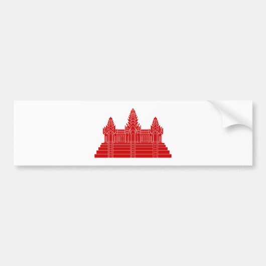 Angkor Wat Ver.2.0. Khmer Temple Autoaufkleber (Vorne)