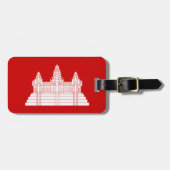Angkor Wat Ver.2.0. Khmer Temple Gepäckanhänger (Vorderseite horizontal)
