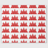 Angkor Wat Ver.2.0. Khmer Temple Geschenkpapier (Flach)
