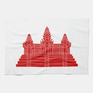 Angkor Wat Ver.2.0. Khmer Temple Handtuch