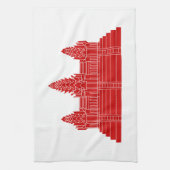 Angkor Wat Ver.2.0. Khmer Temple Handtuch (Vertikal)