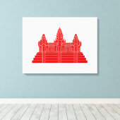 Angkor Wat Ver.2.0. Khmer Temple Leinwanddruck (Insitu (Holzboden))