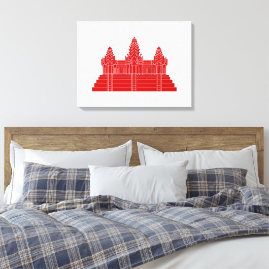Angkor Wat Ver.2.0. Khmer Temple Leinwanddruck (Insitu (Schlafzimmer))