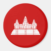 Angkor Wat Ver.2.0. Khmer Temple Magnet (Vorne)