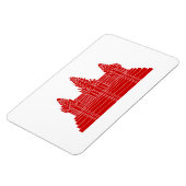 Angkor Wat Ver.2.0. Khmer Temple Magnet (Linke Seite)