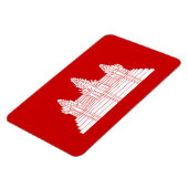 Angkor Wat Ver.2.0. Khmer Temple Magnet (Linke Seite)