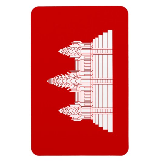 Angkor Wat Ver.2.0. Khmer Temple Magnet (Vertikal)