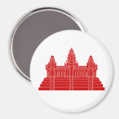 Angkor Wat Ver.2.0. Khmer Temple Magnet (Vorderseite/Rückseite)