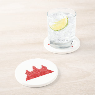 Angkor Wat Ver.2.0. Khmer Temple Sandstein Untersetzer