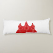 Angkor Wat Ver.2.0. Khmer Temple Seitenschläferkissen (Rückseite)
