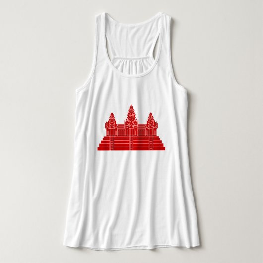 Angkor Wat Ver.2.0. Khmer Temple Tank Top (Design Vorderseite)