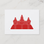 Angkor Wat Ver.2.0. Khmer Temple Visitenkarte (Rückseite)
