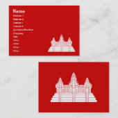 Angkor Wat Ver.2.0. Khmer Temple Visitenkarte (Vorne/Hinten)