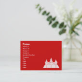 Angkor Wat Ver.2.0. Khmer Temple Visitenkarte (Stehend Vorderseite)