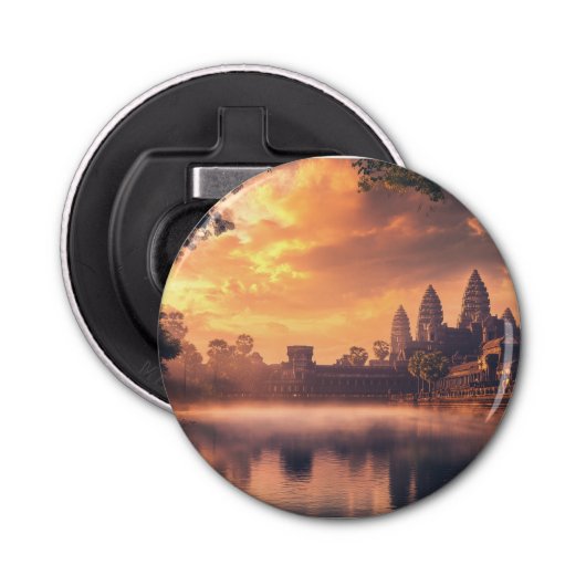 Angkor Wat Wasserfarbe Flaschenöffner (Vorderseite)