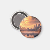 Angkor Wat Wasserfarbe Magnet (Vorderseite/Rückseite)