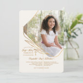 Angle Foto Religiöse Einladung (Stehend Vorderseite)