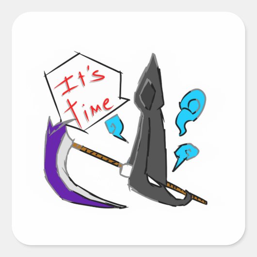 ANGLE OF DEATH  QUADRATISCHER AUFKLEBER (Vorderseite)