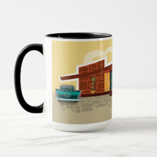 Angle Roof Mid Centrum Modernes Haus - SET Tasse