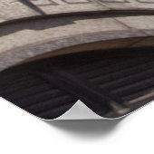 Angle Statue Nah oben im Friedhof La Recoleta Poster (Ecke)