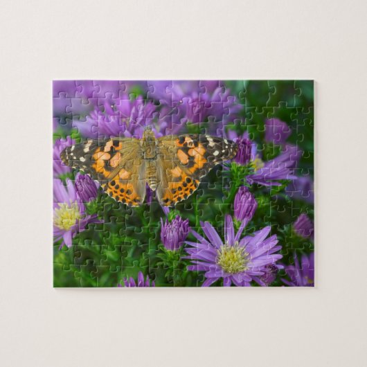 Angle Wing Butterfly auf Kon-Blume Puzzle (Horizontal)