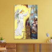 Angle Wrapped Canvas Leinwanddruck (Insitu (Wohnzimmer))