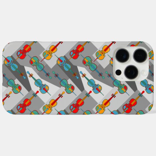 Angled Cellos Case-Mate iPhone Hülle (Rückseite (Horizontal))