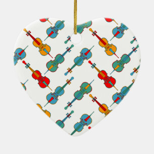 Angled Cellos Keramik Ornament