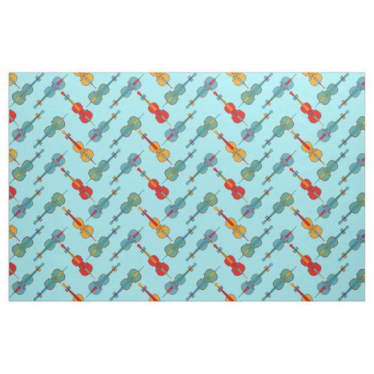 Angled Cellos Stoff (Fat Quarter (45,7 x 55,9 cm))