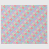 Angled Gingham Patchwork Geschenkpapier (Flach)