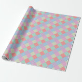 Angled Gingham Patchwork Geschenkpapier (Ungerollt)