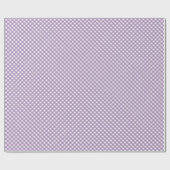 Angled Lavender und White Gingham Geschenkpapier (Flach)