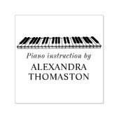 Angled Piano Keyboard Piano Lehrer Lehrer Permastempel (Design)