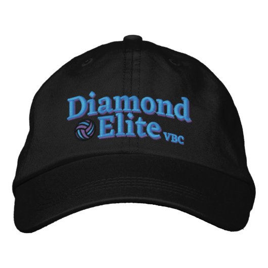 Angleichbarer Hat Diamond Elite vbc 4 Bestickte Baseballkappe (Vorderseite)