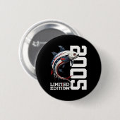 Angler 20. Geburtstag Fishing Limited Edition 2005 Button (Vorne & Hinten)