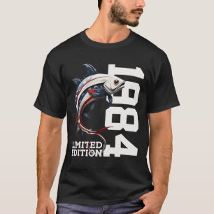 Angler 41. Geburtstag Fishing Limited Edition 1984 T-Shirt