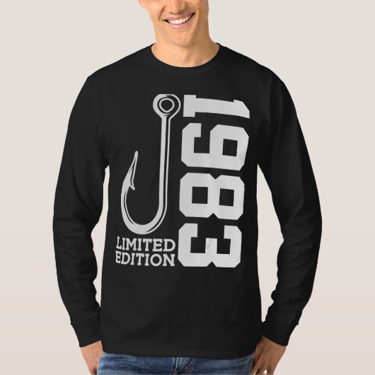 ANGLER 42. GEBURTSTAG FANGBESCHRÄNKTE AUSGABE 1983 T-Shirt (Vorderseite)