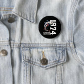 Angler 51. Geburtstag Fishing Limited Edition 1974 Button (Beispiel)