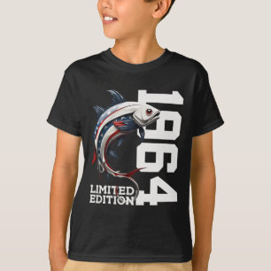 Angler 61. Geburtstag Fishing Limited Edition 1964 T-Shirt