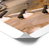 Angler am Arbeitsplatz Poster (Ecke)