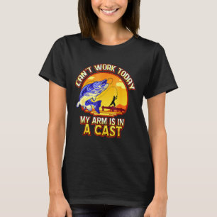Angler-Angeln-Rute Werfen Fische Einziehen T-Shirt