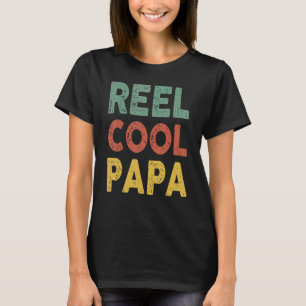 Angler Angelrute Cool Papa Fischer Bass Fisch T-Shirt