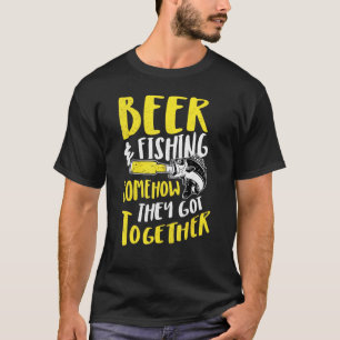Angler Bier Alkohol Trinkgruppe Fischer Witz T-Shirt