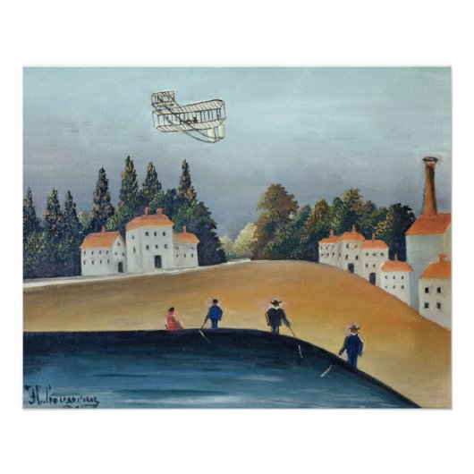 Angler, c.1908-09 (Öl auf Leinwand) Poster (Vorderseite)