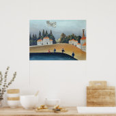 Angler, c.1908-09 (Öl auf Leinwand) Poster (Küche)